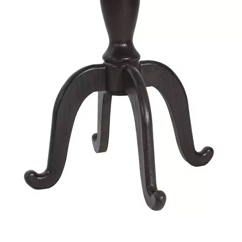 Tavolino d'appoggio Rhea effetto legno stile country francese con piano ottagonale
