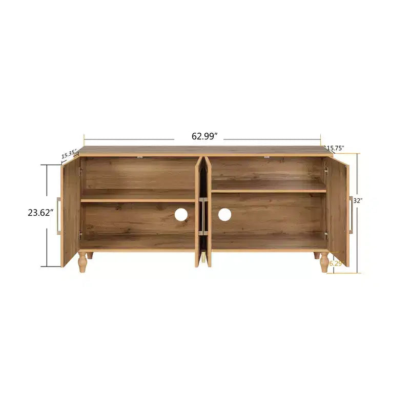 Mobiletto Contenitore con Anta Intagliata a Fiori, Credenza da Ingresso con Maniglia in Metallo, Mobiletto per Soggiorno