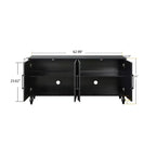 Mobiletto Contenitore con Anta Intagliata a Fiori, Credenza da Ingresso con Maniglia in Metallo, Mobiletto per Soggiorno