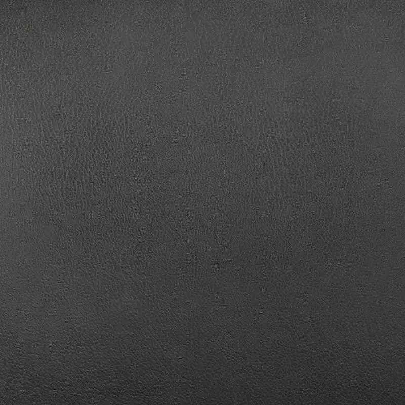 Poltrona girevole a barile in similpelle grigio scuro larga 30 3/4