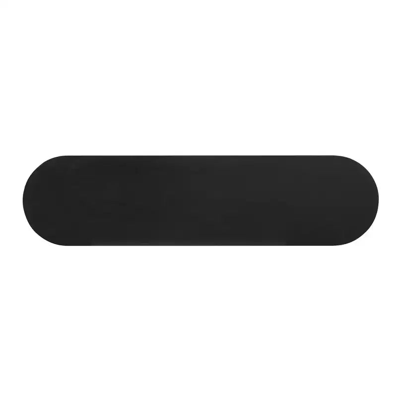 Consolle lunga 59 pollici con design a linee curve e dritte per ingresso e soggiorno, nera