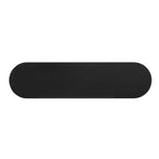 Consolle lunga 59 pollici con design a linee curve e dritte per ingresso e soggiorno, nera