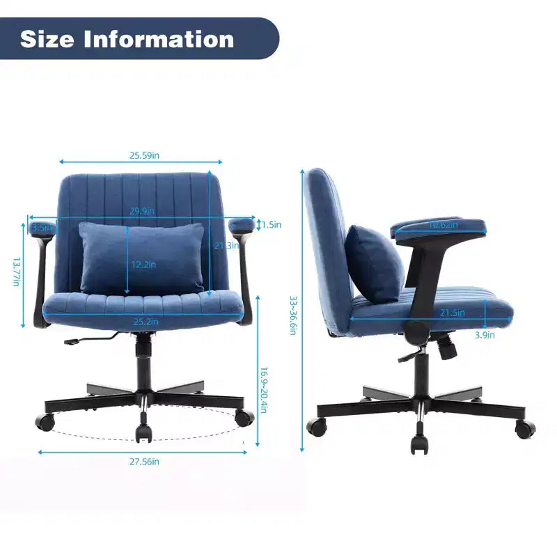 Sedia da ufficio moderna in velluto con schienale imbottito, sedia da scrivania con braccioli e schienale regolabili, sedia comoda per ufficio, studio