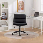 Sedia da Ufficio Regolabile in Altezza, Sedia Girevole Extra Large con Seduta e Schienale Imbottiti, Sedia da Computer per Ufficio, Sala Trucco