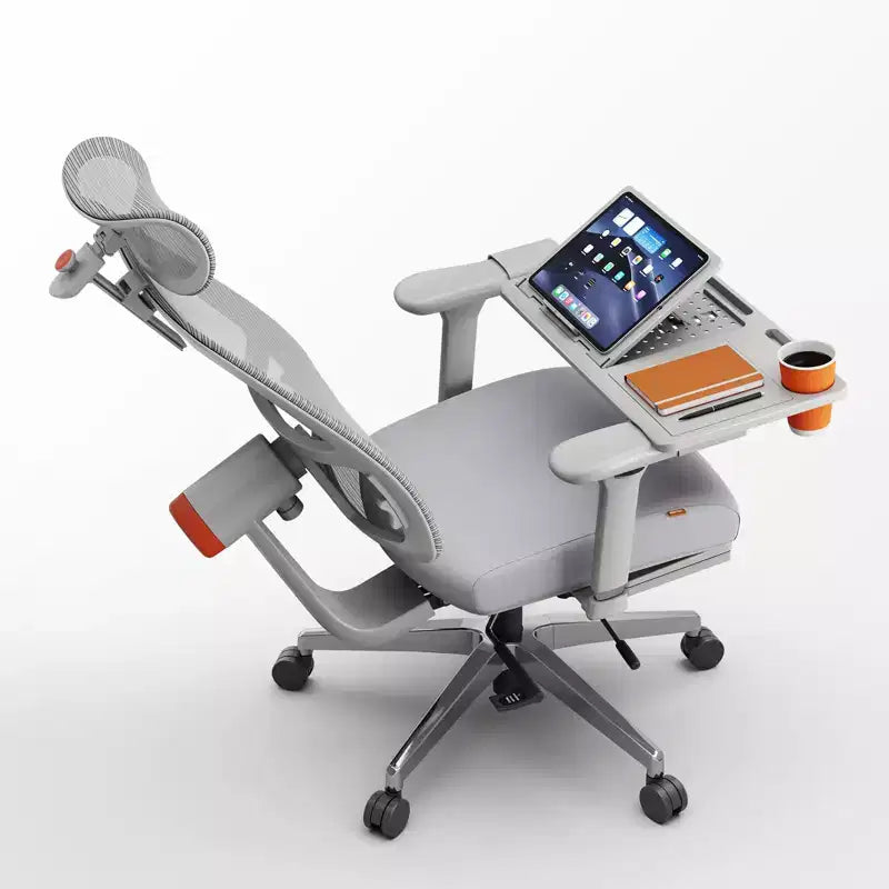 Newtral Magich-GPro Home Office Chair with Footrest - 4D Armrest - MAGICH-GPRO+LAPD-GRAY