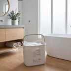 Cesto portabiancheria a 4 livelli su rotelle con cestelli rimovibili e ruote, Carrello organizer per lavanderia e bagno