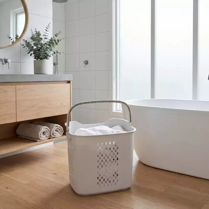 Cesto portabiancheria a 4 livelli su rotelle con cestelli rimovibili e ruote, Carrello organizer per lavanderia e bagno