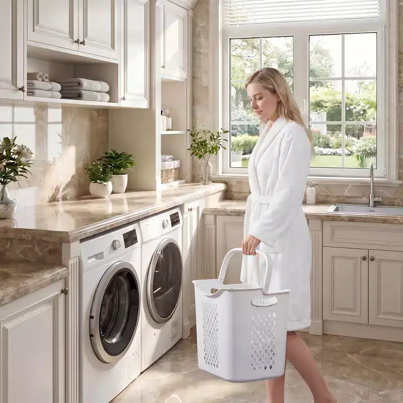 Cesto portabiancheria a 4 livelli su rotelle con cestelli rimovibili e ruote, Carrello organizer per lavanderia e bagno