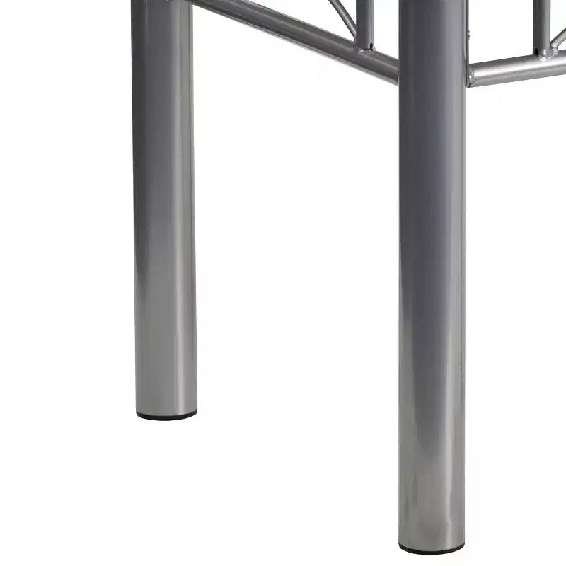Tavolino con piano laminato e struttura in acciaio